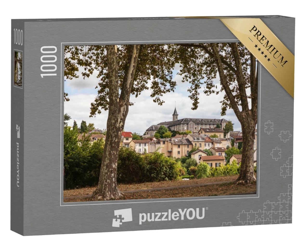 Puzzle de 1000 pièces « Europe, France, Haute-Vienne, Limoges. Vue de Limoges depuis le parc. »