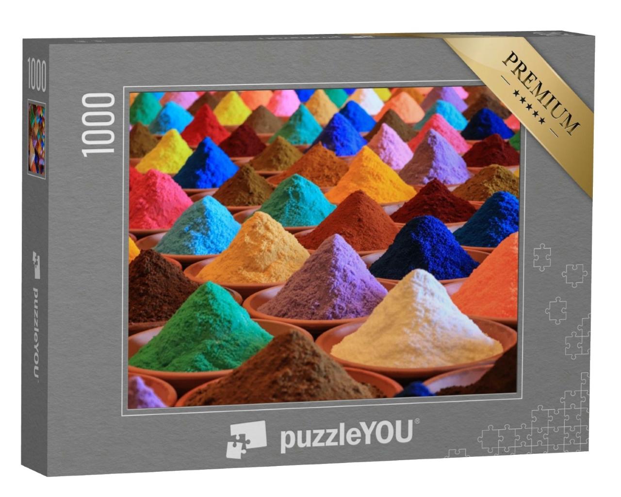 Puzzle de 1000 pièces « Choix de différentes épices »