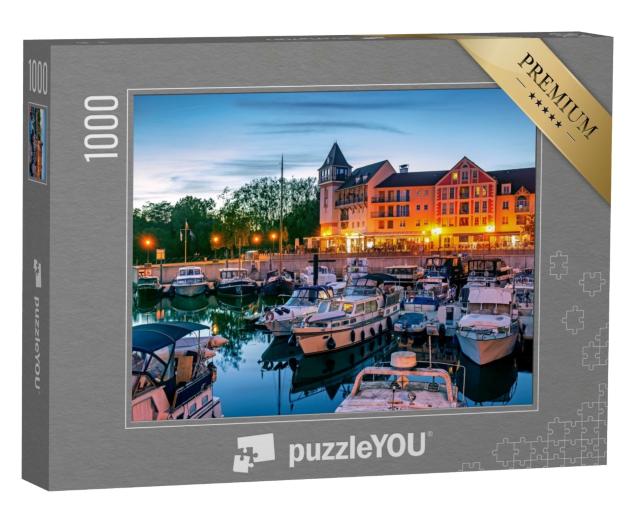Puzzle de 1000 pièces « Port de Cergy le soir, Cergy, France »