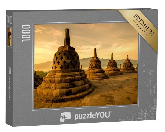 Puzzle de 1000 pièces « Temples de Borobudur, centre de Java »