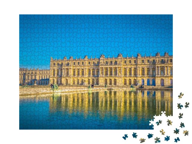 Puzzle de 1000 pièces « Château de Versailles avec de beaux jardins en plein air près de Paris »