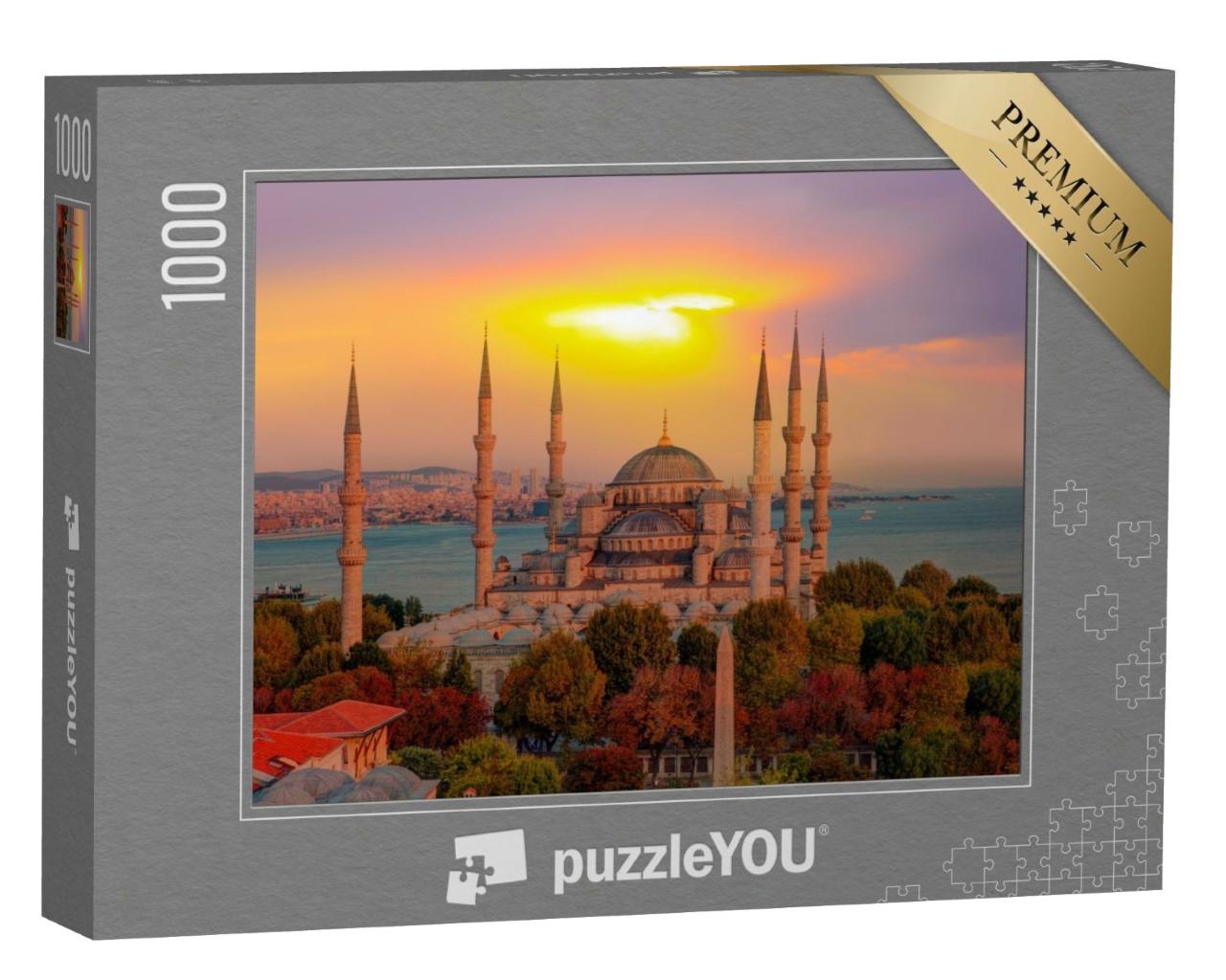 Puzzle de 1000 pièces « La Mosquée Bleue, Istanbul, Turquie. »