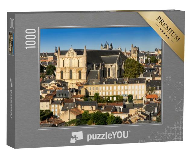 Puzzle de 1000 pièces « Vue de la ville de Poitiers, France, un jour d'été »
