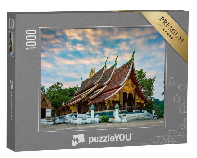 Puzzle de 1000 pièces « Temple d'or de la ville Wat Xieng Thong, Luang Prabang, Laos »