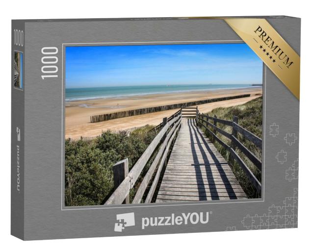 Puzzle de 1000 pièces « Réserve naturelle du Platier d'Oye, entre Calais et Dunkerque, Hauts-de-France »