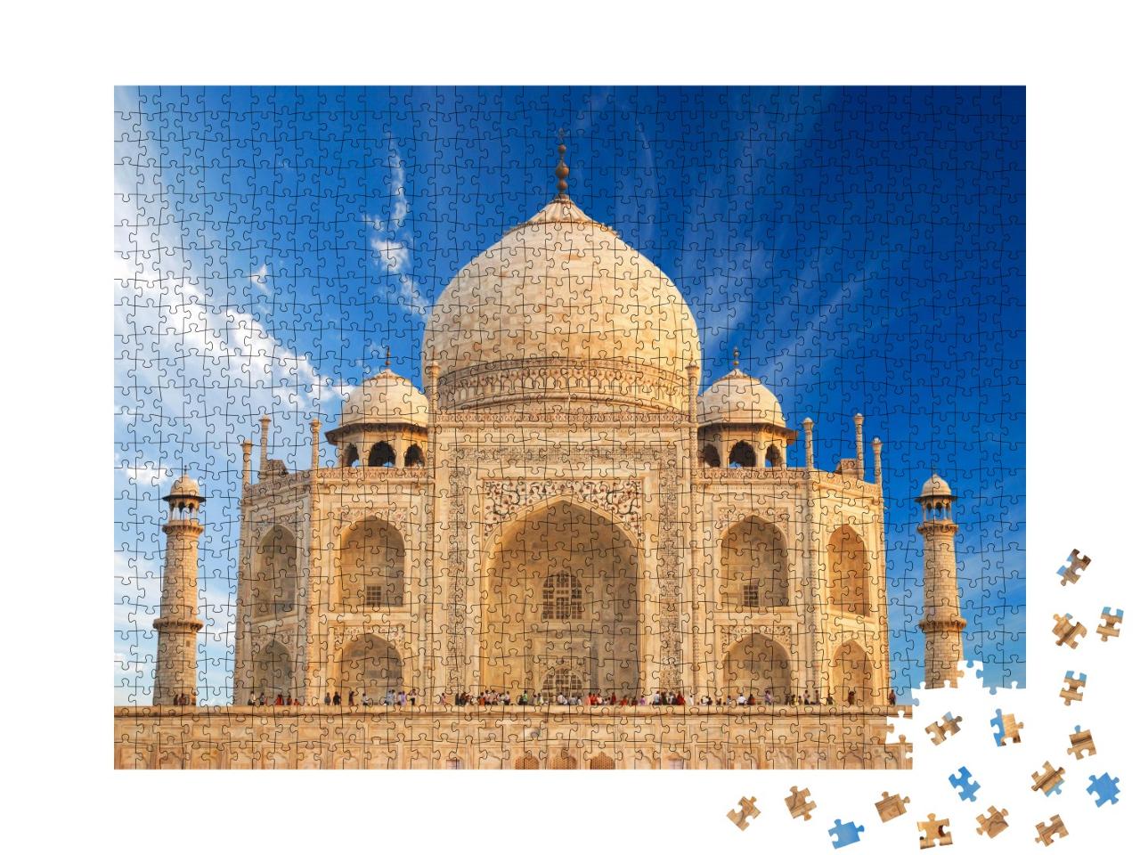 Puzzle de 1000 pièces « Taj Mahal en Inde »