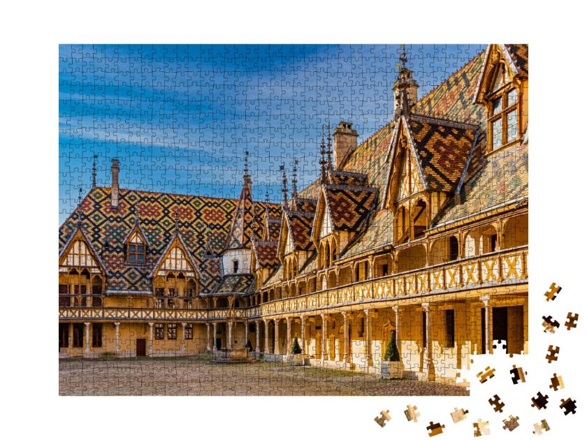 Puzzle de 1000 pièces « Hôtel-Dieu de Beaune, France »