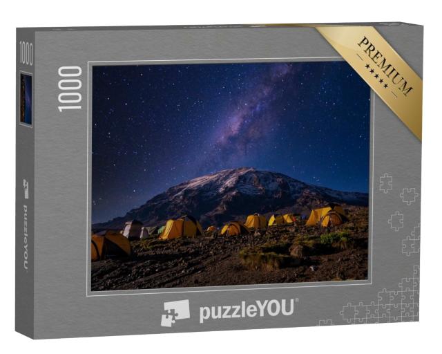 Puzzle de 1000 pièces « Voie lactée au-dessus du Kilimandjaro »