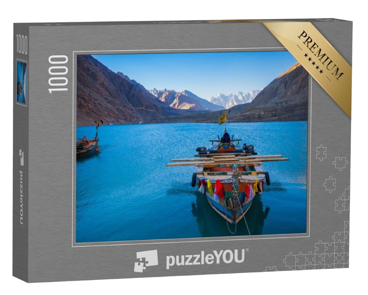 Puzzle de 1000 pièces « Lac Attabad au nord du Pakistan »