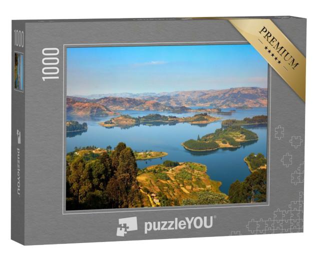 Puzzle de 1000 pièces « Lac Bunyonyi, Ouganda »