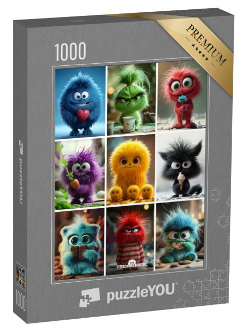 Puzzle de 1000 pièces « LITTLEMONSTERTIME: Collage »