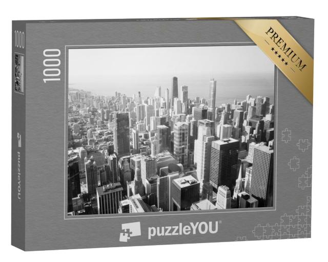 Puzzle de 1000 pièces « Skyline de Chicago et lac Michigan »