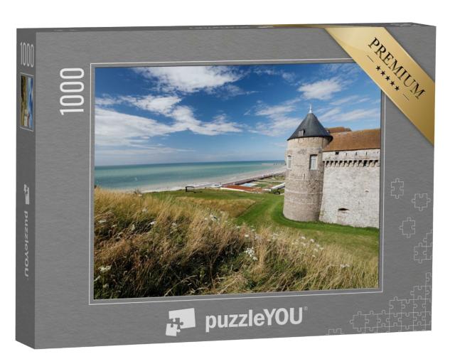 Puzzle de 1000 pièces « Le château de Dieppe vu de la plage, Dieppe, France »