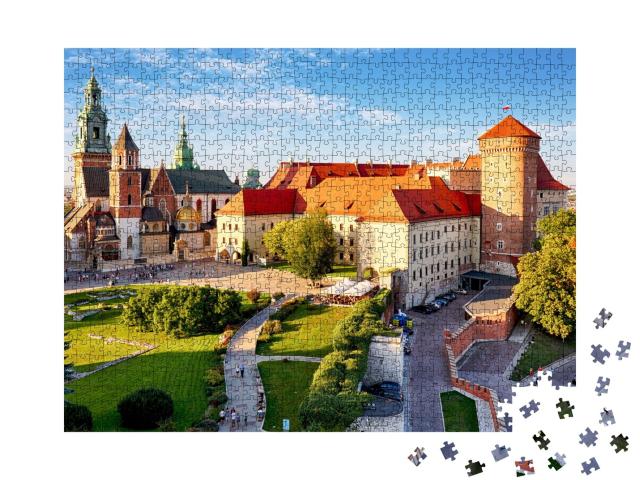 Puzzle de 1000 pièces « Château de Wawel de jour, Cracovie »
