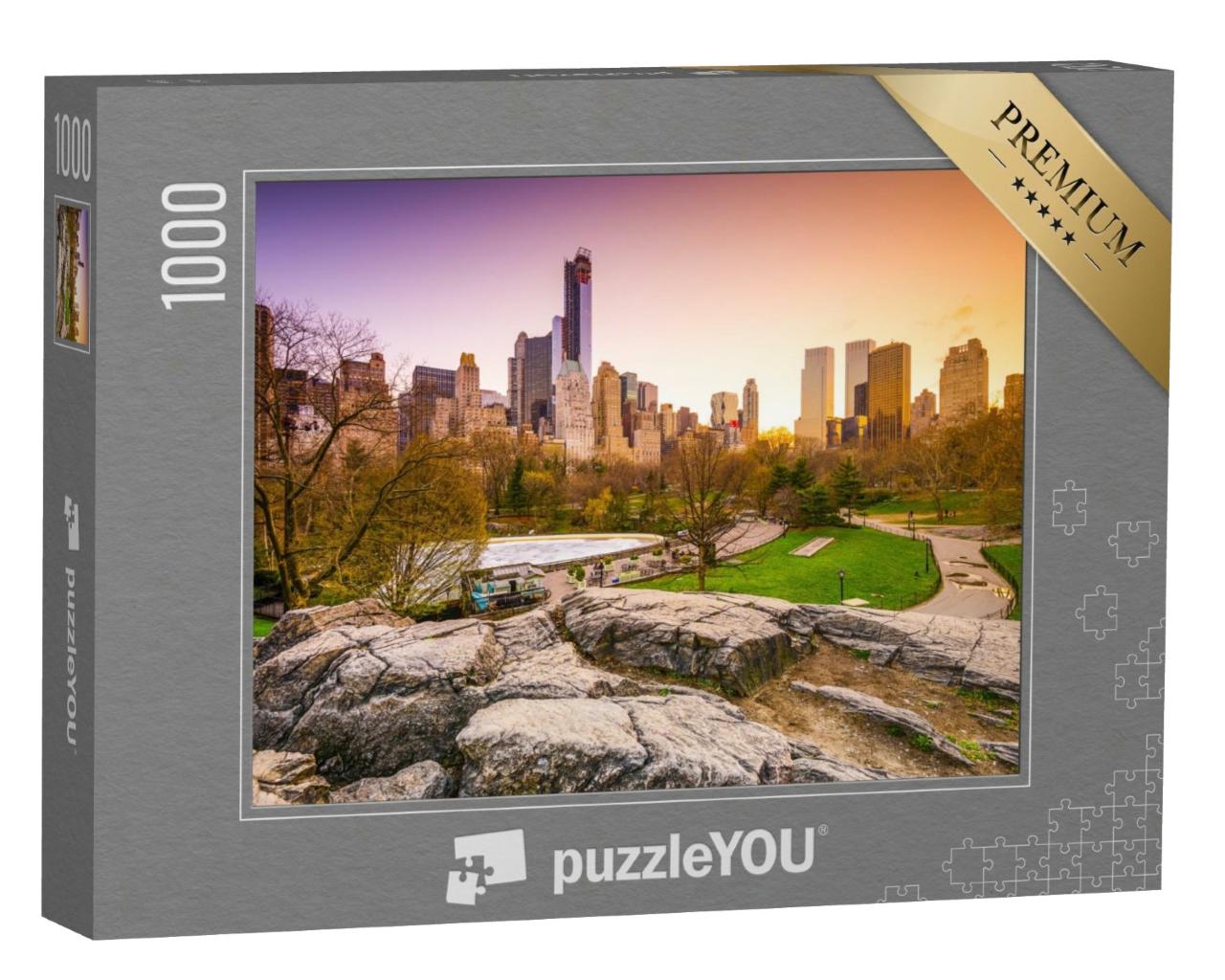 Puzzle de 1000 pièces « Magnifique vue sur New York City depuis Central Park »