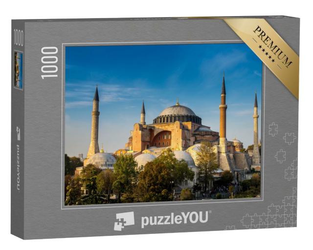 Puzzle de 1000 pièces « Magnifique Hagia Sofia, le célèbre symbole d'Istanbul »
