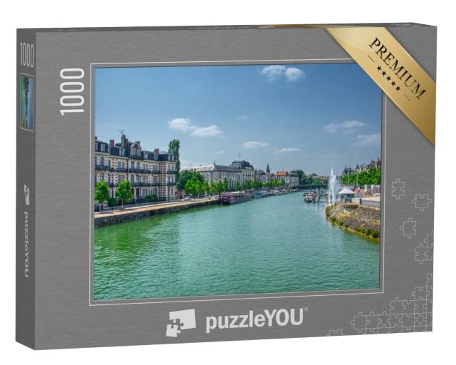 Puzzle de 1000 pièces « Vue sur la Meuse, Canal de l'Est »