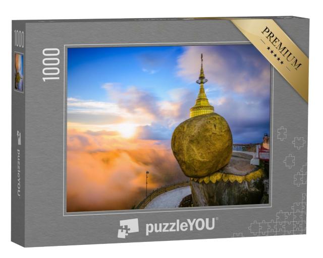 Puzzle de 1000 pièces « Rocher d'or de Kyaiktiyo, Myanmar »