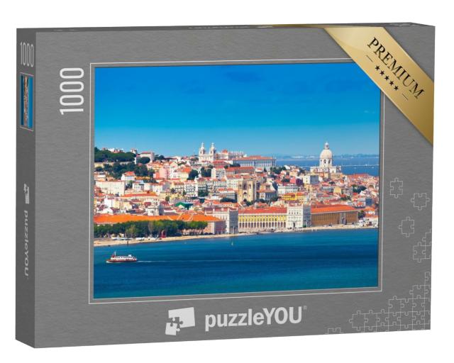 Puzzle de 1000 pièces « Skyline de Lisbonne, Portugal »