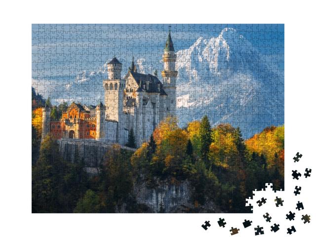 Puzzle de 1000 pièces « Château de Neuschwanstein, Bavière »