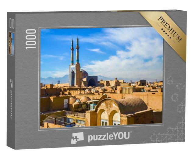 Puzzle de 1000 pièces « Vue sur le centre historique de Yazd, Iran »
