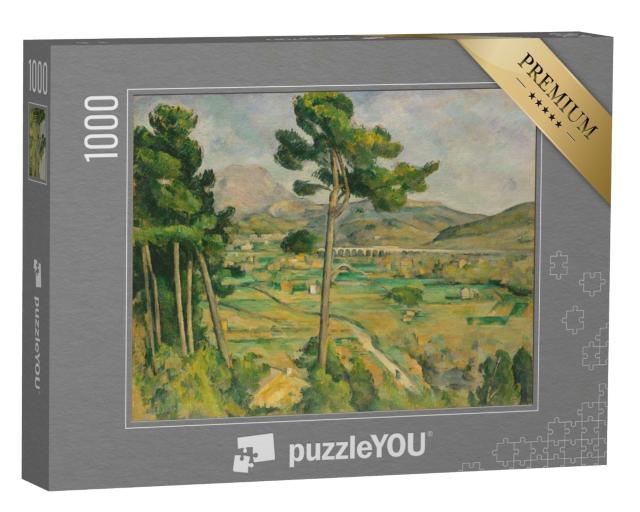 Puzzle de 1000 pièces « Paul Cézanne - Mont Sainte Victoire et le viaduc de la vallée de l'Arc »