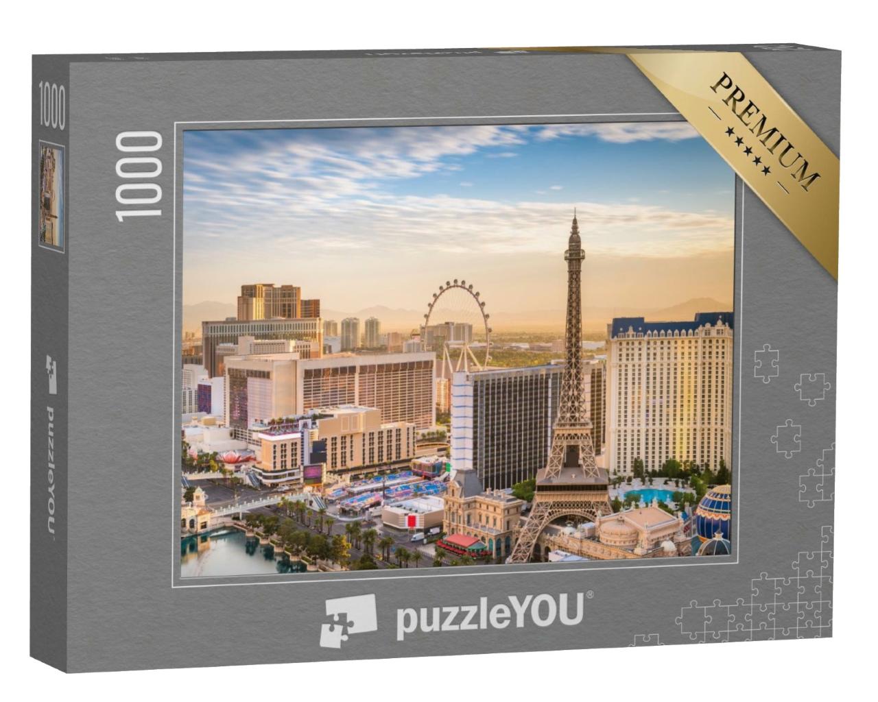 Puzzle de 1000 pièces « La ligne d'horizon de Las Vegas »