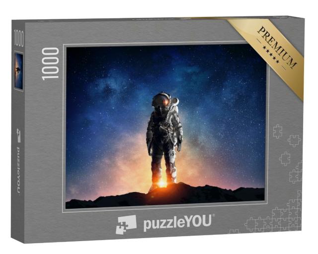 Puzzle de 1000 pièces « Un astronaute qui a de l'espace »