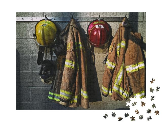 Puzzle de 1000 pièces « Équipement pour pompiers »
