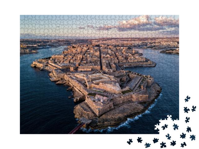 Puzzle de 1000 pièces « Ancienne capitale de La Valette, Malte »
