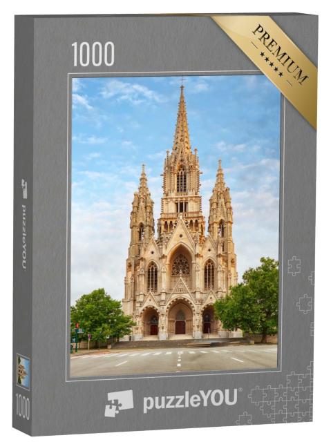 Puzzle de 1000 pièces « Cathédrale Notre Dame du Sablon, Bruxelles, Belgique »