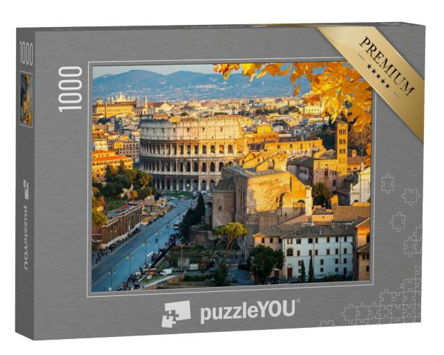 Puzzle de 1000 pièces « Impressionnant Colisée à Rome, Italie »