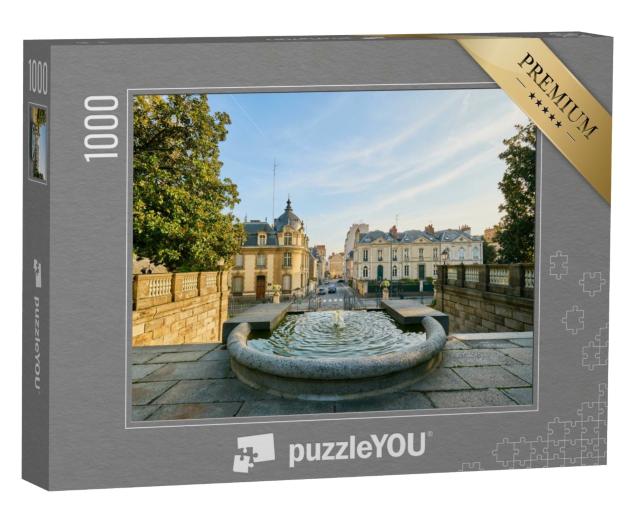 Puzzle de 1000 pièces « Entrée du parc du Thabor, ville de Rennes, Bretagne, France »