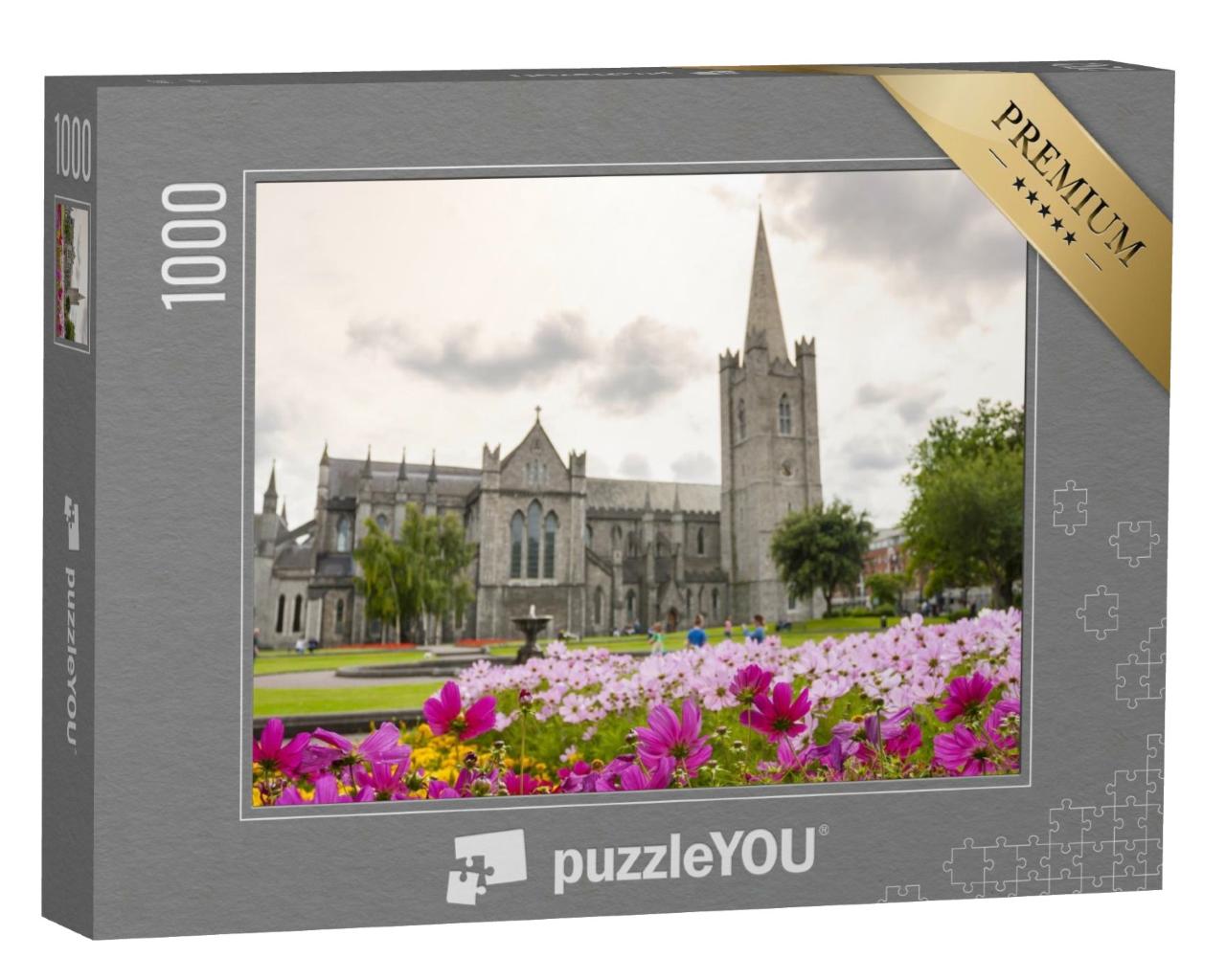 Puzzle de 1000 pièces « Magnifique jardin de la cathédrale St Patrick, Dublin, Irlande »