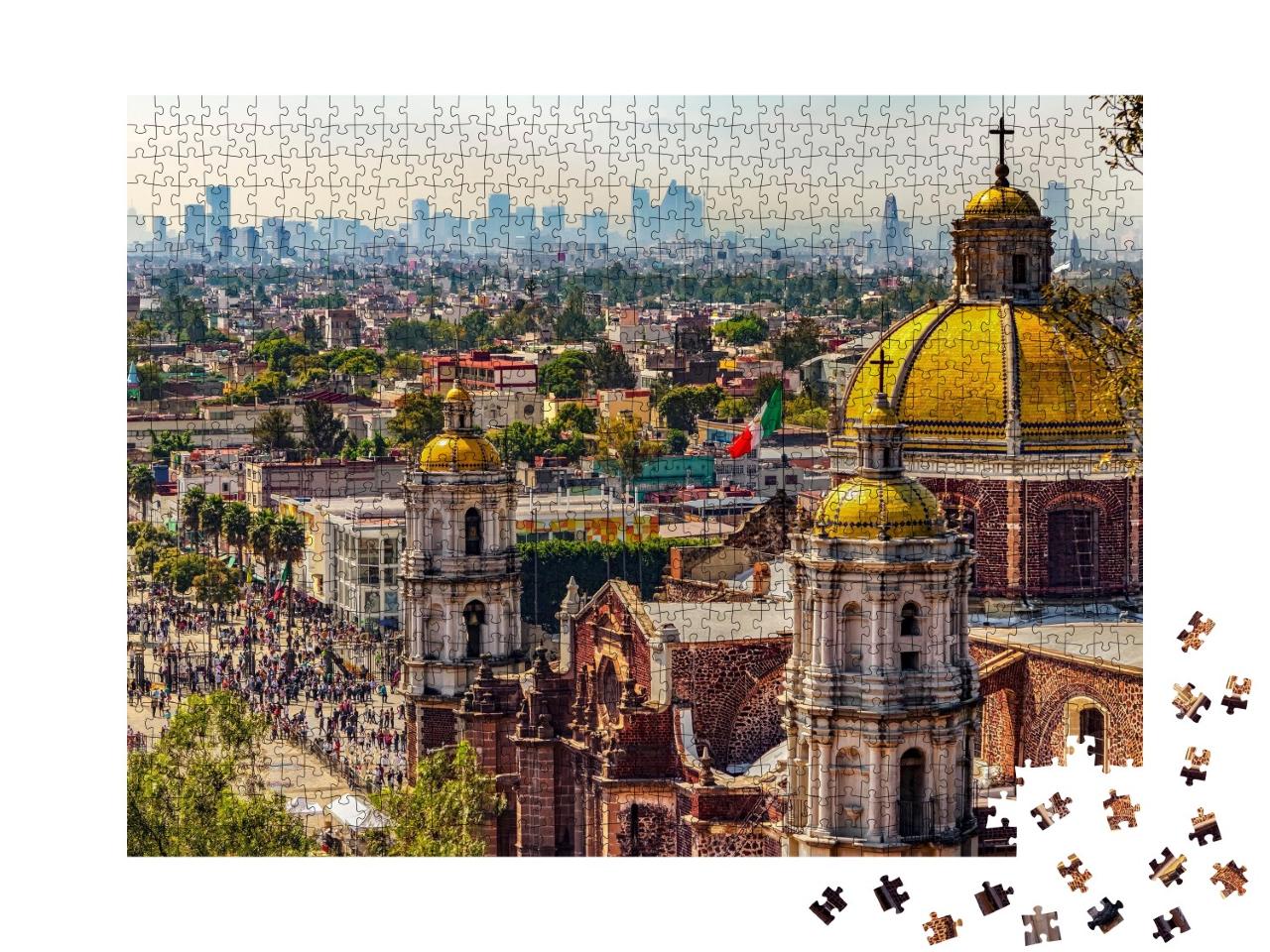 Puzzle de 1000 pièces « Basilique de Notre-Dame de Guadalupe, Mexico »