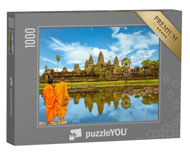 Puzzle de 1000 pièces « Angkor Wat : temple et plus grand monument religieux du monde, Cambodge »