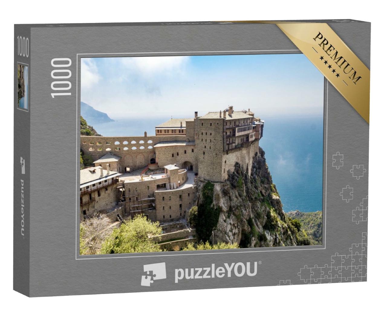 Puzzle de 1000 pièces « Monastère de Simonopetra sur le Mont Athos »