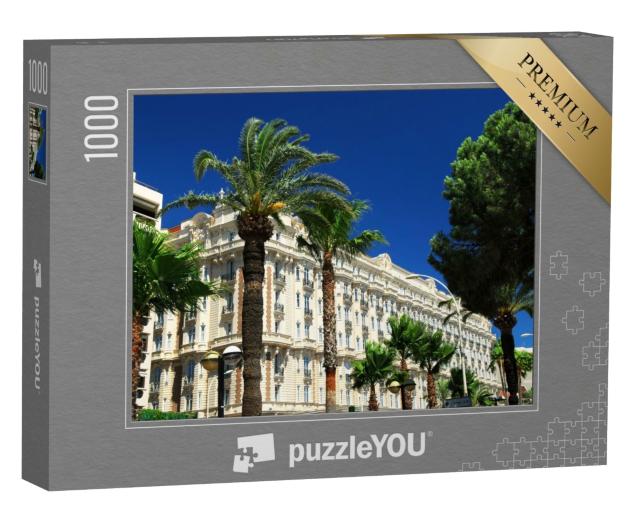 Puzzle de 1000 pièces « Hôtel de luxe sur la Croisette à Cannes France »