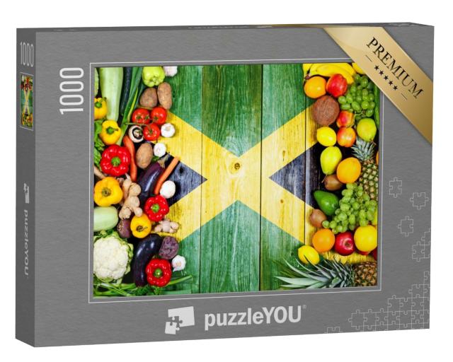 Puzzle de 1000 pièces « Fruits et légumes frais de Jamaïque »