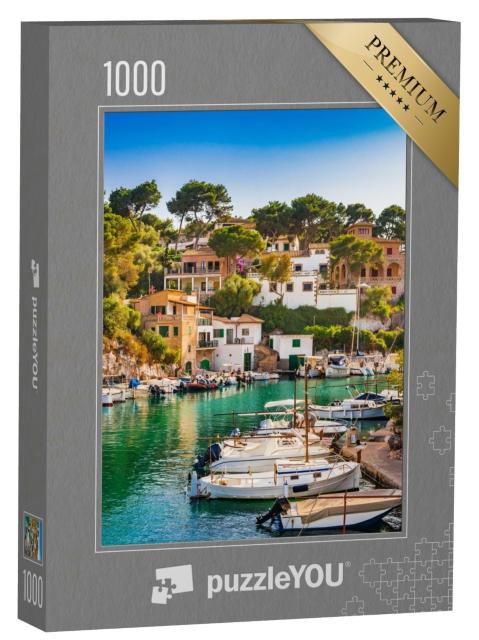 Puzzle de 1000 pièces « Pittoresque baie de Cala Figuera à Majorque »