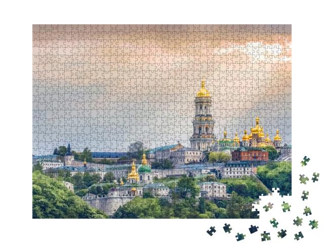 Puzzle de 1000 pièces « Monastère de la grotte de Kiev : Pechersk Lawra, Ukraine »