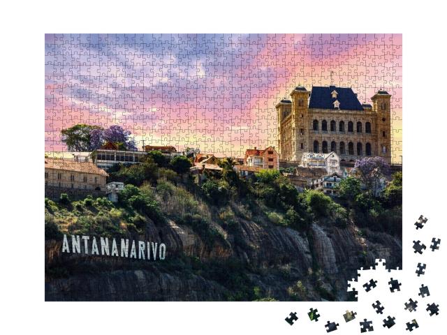 Puzzle de 1000 pièces « Palais royal d'Antananarivo, Madagascar »