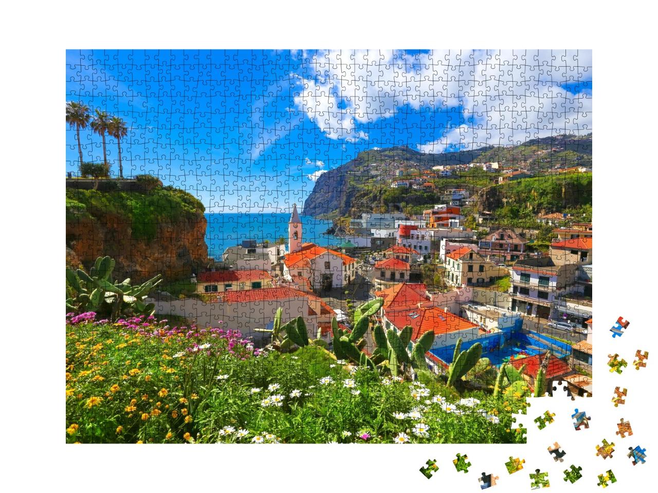 Puzzle de 1000 pièces « Camara de Lobos auf der Insel Madeira, Portugal »