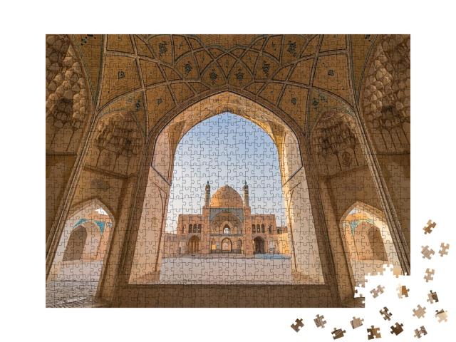 Puzzle de 1000 pièces « Une mosquée historique à Kashan en Iran »
