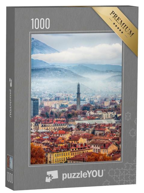 Puzzle de 1000 pièces « Vue de Grenoble depuis les hauteurs de la Bastille »