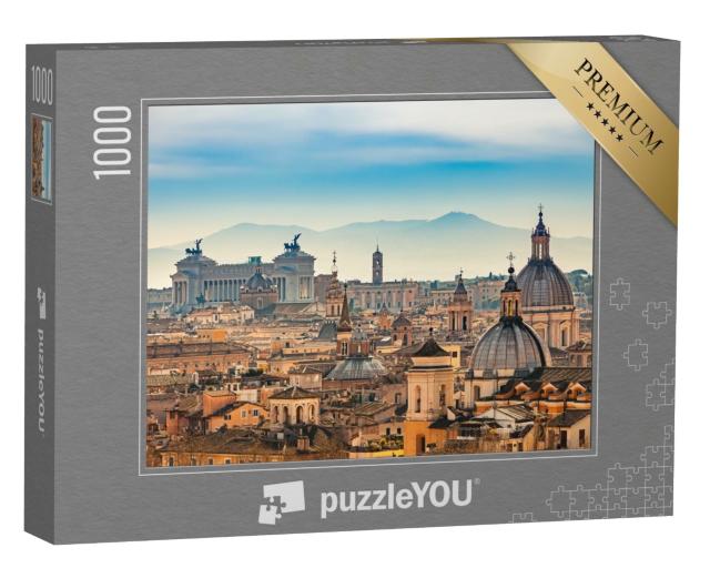Puzzle de 1000 pièces « Vue de Rome depuis le Castel Sant'Angelo »
