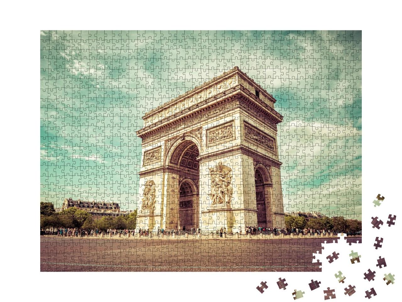 Puzzle de 1000 pièces « Paris - Arc de Triomphe »