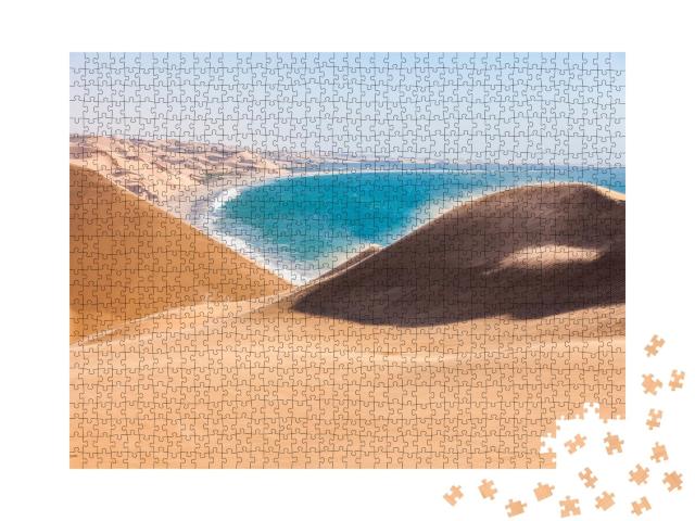 Puzzle de 1000 pièces « Le désert du Namib le long de l'Atlantique, Afrique australe, Namibie »