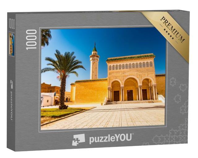 Puzzle de 1000 pièces « Mosquée Bourguiba de Monastir, architecture de Tunisie »