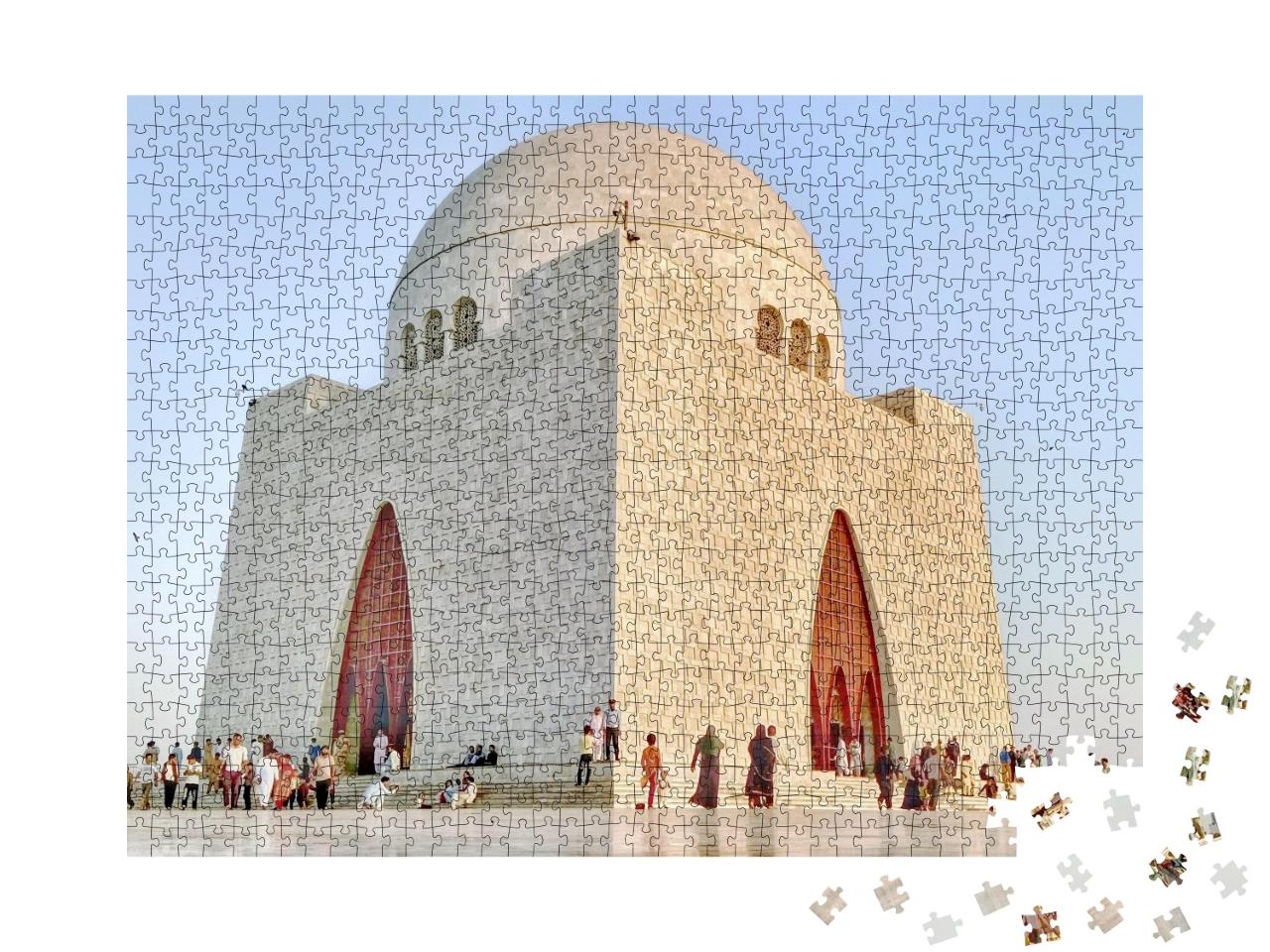 Puzzle de 1000 pièces « Qaid e Azam Muhammad Ali Jinnah, Mazar e Qaid »